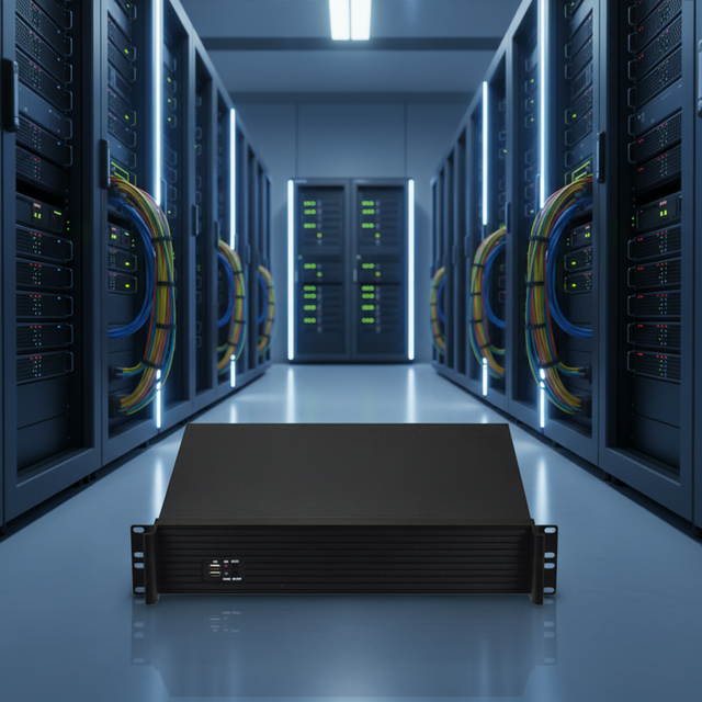 Eip IPC-208B Industrial Computer with Micro-ATX Motherboard Supporting I3/I5/I7 CPUs 2U Rack-Mounted Server Acrylic USB Ports