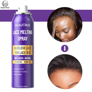 Échantillon gratuit de l'adhésif pour perruque Lace Spray fondu en aérosol Naturel personnalisé 100ml 150ml Colle pour cheveux Spray fondant pour Lace - Product Image 3