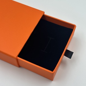 Серебряное Золотое кольцо для хранения, ожерелье, серьги, подвеска, прочные, пригодные для переработки, квадратные, атласные, искусственная кожа, деревянные бумажные материалы-современные - Product Image 3