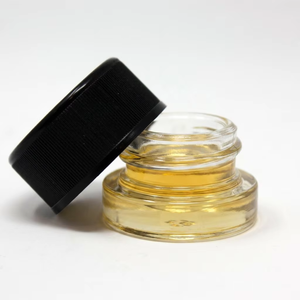 Bocaux en verre noir épais de 5 ml résistants aux UV avec couvercle à visser anti-enfants, mini-contenants cosmétiques hermétiques <span class=keywords><strong>pour</strong></span> baume à lèvres, huile, <span class=keywords><strong>cire</strong></span> - Product Image 1