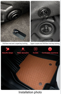 <span class=keywords><strong>2024</strong></span> mis à jour nouveaux tapis de voiture 3 pièces pour Tesla Cybertruck tapis tapis intérieurs 3D/5D anti-dérapant étanche Cybertruck tapis de sol - Product Image 6