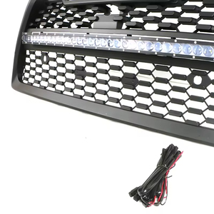 Parrilla Delantera ABS con Luz/Barra de Luz para Automóviles 2014-2021, Compatible con Gx460 Harrie - Product Image 4