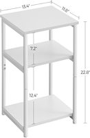 Table basse moderne en métal de luxe pour chambre à coucher