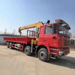 Grues à bras droit montées sur camion de haute qualité Grue hydraulique à flèche 13t à vendre - Product Image 1