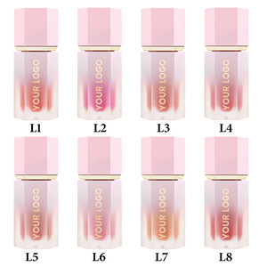 MLM Hot Sale Custom Liquid <b>Blush</b> Matte Finish Cheek Tint Long Lasting Blendable Natural Face Makeup Private Label OEM Wholesale - Product Image 4