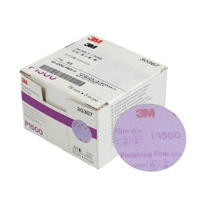 3M 30366 Hookit Purple, абразивный диск 6 дюймов, зернистость 800-2000, 50 штук, для шлифовки лакокрасочных покрытий и финишной обработки - Product Image 1