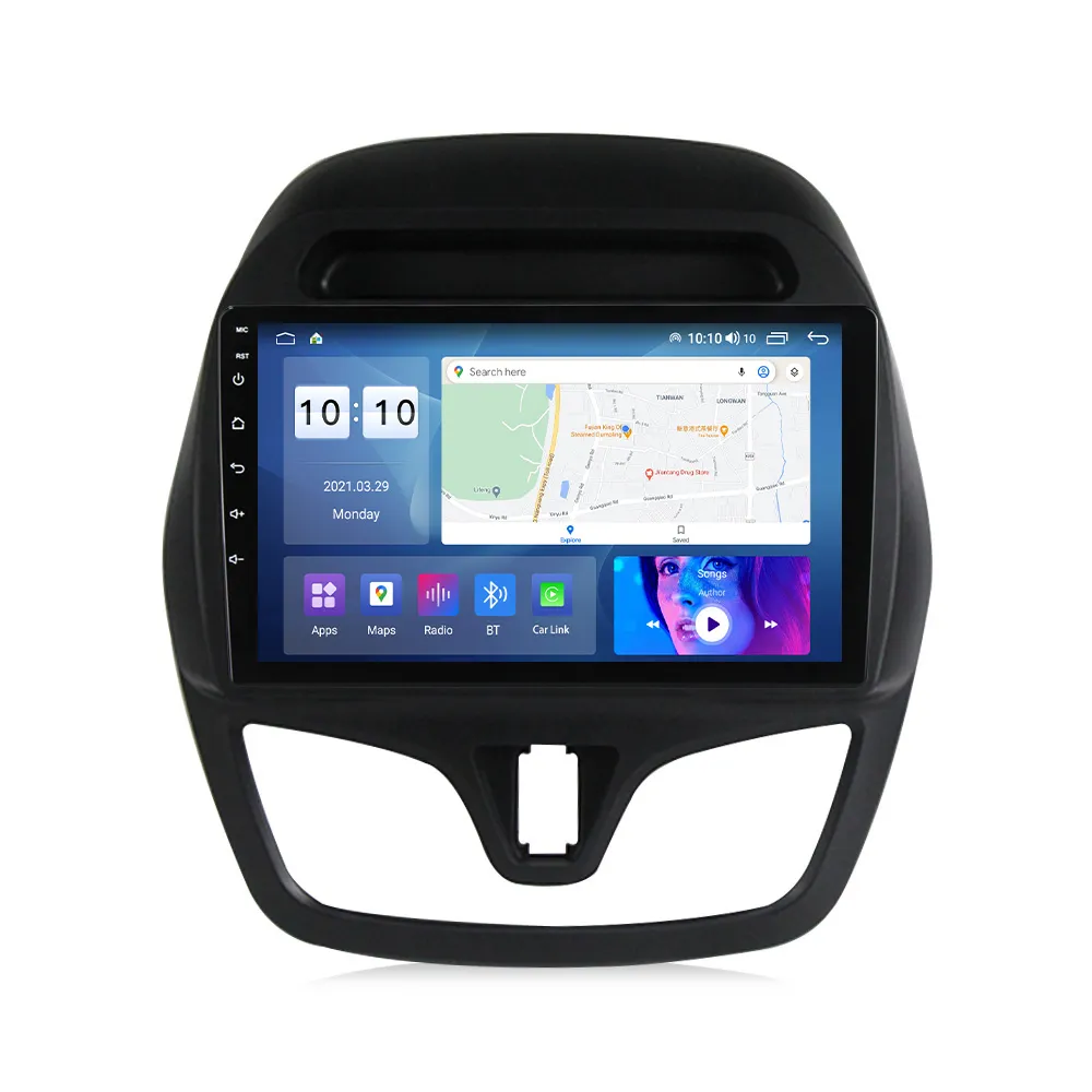 Chevrolet Spark için Prelingcar yendi 2015-2018 Android 12 araba monitör carplay DSP RDS GPS dahili 2din radyo dvd OYNATICI 5.1HIFI