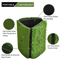 Nouveau tapis d'entraînement de golf design Durable Grass 3 en 1 Tapis de golf pliables