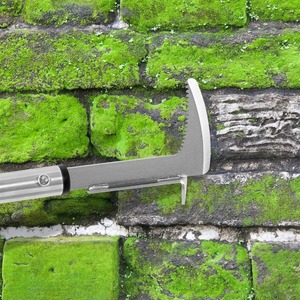 Industrial Stainless Steel Manual Crevice Weeder <b>Tool</b> <b>Long</b> <b>Handle</b> Durable L-Shaped Weed Grabber Remover <b>for</b> Sidewalk <b>Garden</b> Lawn - Product Image 4