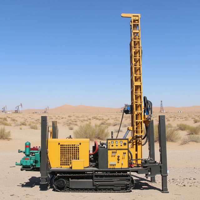 Trailer-Mounted Crawler Drill Rig DR-128