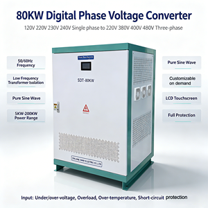 40KW Single Phase to Three Phase Converter 220V to 380V Frequency Inverter for AC Motor <strong>Compressor</strong> Laser Cutting Machine <strong>Use</strong> - Product Image 4