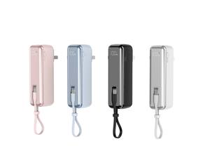 Rapid Charge AC Adapter Plug 5000mAh Mini Portable <strong>Power</strong> Bank PD 22.5W QC2.0 Type-C Output Digital Display Outdoor Mobile <strong>Power</strong> - Product Image 6