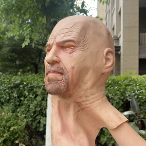 قناع تنكري للوجه بالكامل واقعي من اللاتكس، قناع رعب مخيف لرجل عجوز للهالوين، أقنعة حفلات - Product Image 5