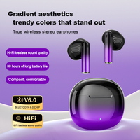 Écouteurs intra-auriculaires Gradient 5.4 étanches IP4 avec contrôle tactile, son HiFi, affichage LED de la batterie et faible consommation pour iOS, Android, Windows