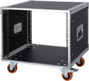 8U Gear Rack Home Audio & Video Stage Stereo Equipment Storage Cabinet Stand 19in Server IT <span class=keywords><strong>Network</strong></span> Data Device Storage <span class=keywords><strong>Cart</strong></span> - Product Image 1