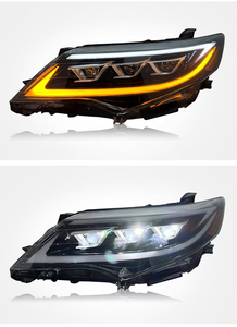 ไฟหน้า LED สำหรับ Toyota Camry ปี 12-14 รุ่นตลาดอเมริกา โคมดำ เลนส์ใส โปรเจคเตอร์  ชุดคู่ - Product Image 5