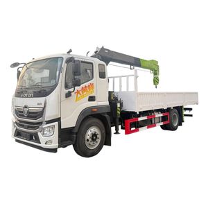 Camion-grue à flèche rigide Foton Ollin 4x2 fiable, 8 tonnes, 10 tonnes, grue de chargement à flèche droite à vendre - Product Image 1