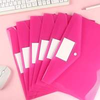 Carpeta de archivos de cartera de plástico PP A4 con logotipo personalizado de gran venta, documento de oficina expandible con productos de archivo duraderos