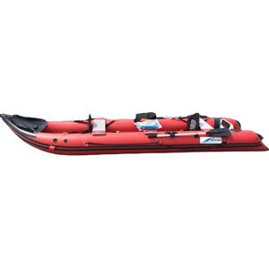 Goboat GTK420 Goethe Red Fishing Kayak PV gommone <span class=keywords><strong>Waterplay</strong></span> <span class=keywords><strong>Crafts</strong></span> con sedile in alluminio - Product Image 1