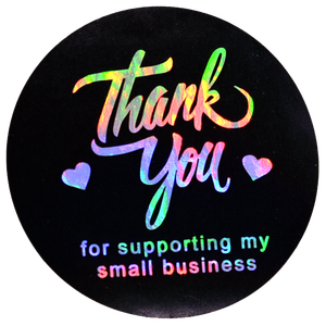 2 oder 1,5 Zoll benutzer definierte Logo Goldfolie Luxus danke Aufkleber Etiketten - Product Image 6