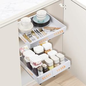 Organisateur de placard extensible coulissant pour casseroles, salle de bain, garde-manger, <span class=keywords><strong>sous</strong></span> l'<span class=keywords><strong>évier</strong></span> - Product Image 5