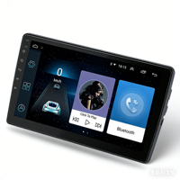 Système de navigation GPS autoradio stéréo Android 9/10 pouces pour voiture avec écran tactile rétractable automatique, électronique automobile portable