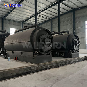 Solution d'entreprise complète Usine de pyrolyse automatique de recyclage des pneus usagés avec moteur et boîte de vitesses pour une production d'huile à haute efficacité - Product Image 3