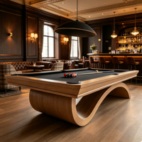 Nouvelles Tables de Billard de Luxe Personnalisées Design 8 Ball Haut de Gamme pour Intérieur Moderne 7ft 8ft 9ft