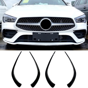 Alerón de viento para Mercedes Benz CLA-Class C118 CLA200 260 2020+, cuchilla de aire para tuning, divisor lateral delantero, accesorios para coche - Product Image 2