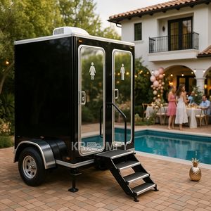 Baños Portátiles Prefabricados Ecológicos 2025, Prefabricados para Exteriores con Remolque, Contenedor, Baño Económico en Venta - Product Image 4
