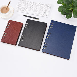 Cuadernos Personalizados de Hojas Sueltas Encuadernados en Cuero A5, Planificadores de Negocios B5 y Planificadores de Reuniones de Oficina A6 con Logotipo Impreso - Product Image 2