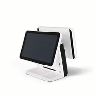 Système de point de vente (PDV) OEM S01 à double écran haute résolution, écran tactile capacitif, Windows Android, garantie 1 an