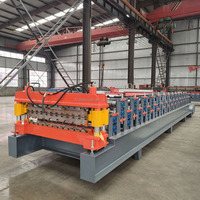 Máquina de Fabricación de Tejas de Doble Capa de Alta Eficiencia AVITA, Máquina Formadora de Rollos de Tejas Trapezoidales y Corrugadas