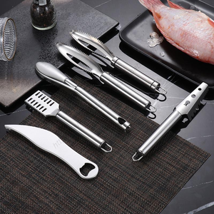 Couteau à écailler et à nettoyer le poisson en acier inoxydable Syh379 – Outil de pêche pour enlever les écailles – Vente en gros - Product Image 3