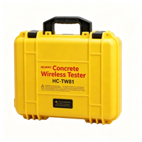 Termómetro Inalámbrico para Concreto de Gran Volumen HC-TW80, Registrador de Temperatura de Detección Multipunto de 16 Canales, Largo Alcance