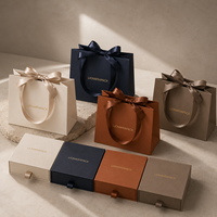 Boîte à Bijoux Exquise de Haute Qualité Lionwrapack, Boîte et Sac d'Emballage Personnalisés en Carton pour Bijoux