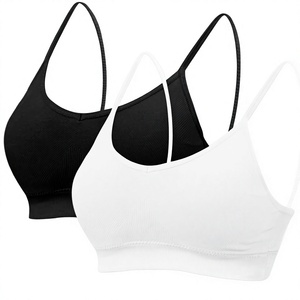 Women Seamless Sports Bra Wireless Workout <b>Bralette</b> Breathable Quick Dry Padded Yoga Fitness Bra Custom Logo - Product Image 4