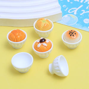 เรซิ่นงานศิลปะลายการ์ตูนอักษรภาษาอังกฤษแบบนามธรรมเพ้นท์มือ ขายส่ง อุปกรณ์ตกแต่งห้องน้ำขนาดจิ๋ว DIY สไลม์มินิ - Product Image 4