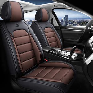 Housse de siège de voiture Marcan Sporty personnalisée en cuir Rexine gris et noir, universelle, 5 places, pour Nissan - Product Image 3