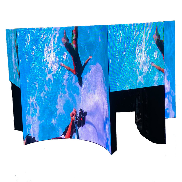 P2 P2.5 Full Color Fine Video Led Wall Indoor Micro Soft Panel Special Flexible Arc Mini Pixel Led Display Screen