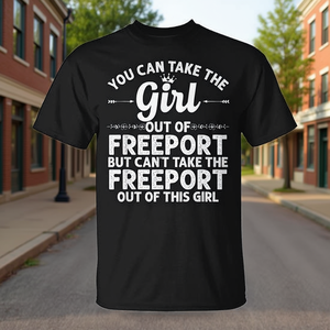 T-shirt Girl Out Of Freeport Illinois Home Roots Usa - Product Image 3