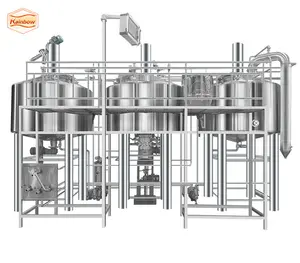 2000L Industrial Turnkey commercial Beer brewing equipment brewery system