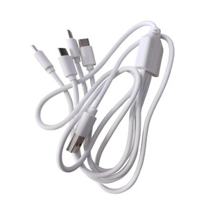 كابل شحن USB-A إلى 4 منافذ USB-<span class=keywords><strong>C</strong></span> بطول 1 متر/3.3 قدم، كابل طاقة للهواتف المحمولة والأجهزة اللوحية والأجهزة الأخرى ذات منفذ USB-<span class=keywords><strong>C</strong></span>، معتمد من CE وROHS - Product Image 3
