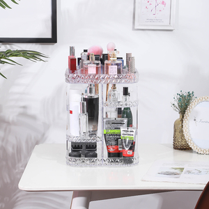 360 rotierende Make-up Organizer DIY einstellbare Make-up Karussell Spinning Halter Aufbewahrung Rack große Kapazität Make-up <span class=keywords><strong>Ca</strong></span> - Product Image 3