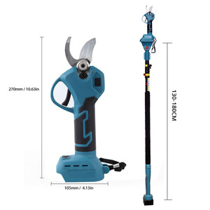 ACS106 21V Cisaille d'élagage télescopique sans fil industrielle et portable pour bricolage, avec guide-chaîne de 6 pouces pour la coupe de branches d'arbres, OEM - Product Image 3