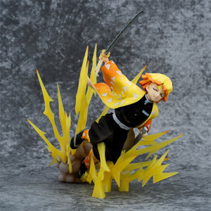 หุ่นแอ็กชัน kimetsu NO yaiba Agatsuma zenitsu 3D PVC โมเดลสะสมตัวการ์ตูนสไตล์ของเล่น - Product Image 5