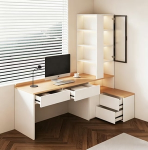 <span class=keywords><strong>Escritorio</strong></span> Infantil de Madera Maciza Moderno y Personalizado, Estantería, Mesita de Noche, <span class=keywords><strong>Escritorio</strong></span> Multifuncional para Sala de Estar, Dormitorio, <span class=keywords><strong>Escritorio</strong></span> para Computadora - Product Image 3