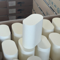 Échangeur de chaleur en céramique, substrat catalytique en cordierite en nid d'abeille, convertisseur catalytique à trois voies Euro IV de remplacement