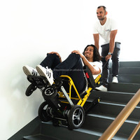 Chaise élévatrice électrique pliable à deux sections de conception nouvelle, monte-escalier détachable, fauteuil roulant