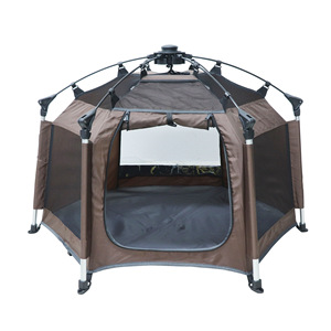 PRODIGY PF001 Parc de jeu pop-up pour chiens et chats avec fenêtre, tente pour animaux de compagnie d'intérieur/extérieur avec sac de transport pour le camping et les voyages - Product Image 1